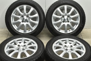 中古 スタッドレス タイヤ ホイール 4本セット 15インチ 5.5J +42 PCD 100185/60R15 84Q WEDS ラウフバーン【 トーヨー 製 スタッドレス