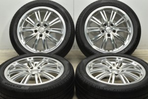 中古タイヤホイール 4本セット 17インチ 7J +40 PCD 114.3 215/50R17 91V Weds 製ホイール【 ダンロップ 製 タイヤ付き】