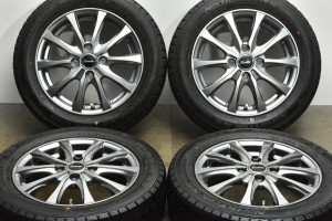 中古 スタッドレス タイヤ ホイール 4本セット 14インチ 4.5J +45 PCD 100155/65R14 75Q ホットスタッフ 製ホイール【 オートバックス 製