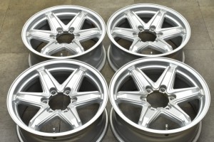 中古ホイール 4本セット 17インチ 7.5J +25 PCD 139.7 東京車輪 製ホイール