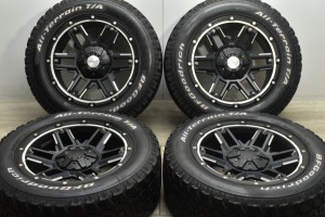 中古タイヤホイール 4本セット 20インチ 9J +20 PCD 135 LT285/55R20 117/114T PROCAST 製ホイール【 BFグッドリッチ 製 タイヤ付き】