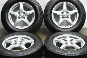 中古 スタッドレス タイヤ ホイール 4本セット 14インチ 5.5J +42 PCD 100185/70R14 88Q ダンロップ 製ホイール【 ブリヂストン 製 スタ