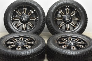 中古タイヤホイール 4本セット 17インチ 8J +35 PCD 127/114.3 245/65R17 111H レクセル 製ホイール【 RADAR 製 タイヤ付き】