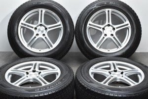 中古 スタッドレス タイヤ ホイール 4本セット 17インチ 7.5J +55 PCD 114.3225/65R17 102Q ブリヂストン 製ホイール【 ダンロップ 製 ス