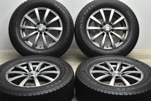 中古 スタッドレス タイヤ ホイール 4本セット 16インチ 6.5J +38 PCD 114.3225/60R16 98Q ジャパン三陽 製ホイール【 ダンロップ 製 ス