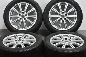 中古 スタッドレス タイヤ ホイール 4本セット 17インチ 7J +48 PCD 114.3225/50R17 94Q YFC ミルアス 【 ヨコハマ 製 スタッドレスタイ