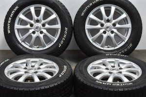 中古 スタッドレス タイヤ ホイール 4本セット 15インチ 6J +43 PCD 114.3195/65R15 91Q トピー 製ホイール【 ダンロップ 製 スタッドレ