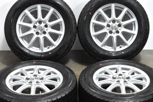 中古 スタッドレス タイヤ ホイール 4本セット 15インチ 6J +45 PCD 100195/65R15 91Q インターミラノ 製ホイール【 ダンロップ 製 スタ