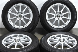 中古 スタッドレス タイヤ ホイール 4本セット 16インチ 6.5J +45 PCD 114.3205/65R16 95Q レアマイスター 製ホイール【 ブリジストン 製