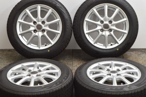 中古 スタッドレス タイヤ ホイール 4本セット 14インチ 5.5J +39 PCD 100165/65R14 79Q ブリヂストン 製ホイール【 ブリヂストン 製 ス