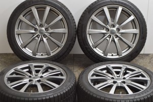 中古 スタッドレス タイヤ ホイール 4本セット 17インチ 7J +48 PCD 100215/45R17 87Q YFC 製ホイール【 グッドイヤー 製 スタッドレスタ