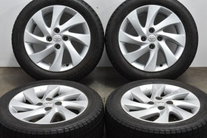 中古 スタッドレス タイヤ ホイール 4本セット 15インチ 6J +40 PCD 100185/55R15 82Q トヨタ 純正 ホイール【 ナンカン 製 スタッドレス