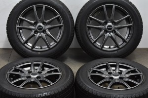 中古 スタッドレス タイヤ ホイール 4本セット 14インチ 5.5J +38 PCD 100165/65R14 79Q 社外 製ホイール【 トーヨー 製 スタッドレスタ