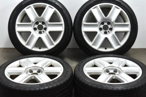 中古 スタッドレス タイヤ ホイール 4本セット 17インチ 7.5J +32 PCD 100225/45R17 94V アウディ ホイール【 ジーテックス 製 スタッド