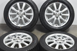 中古 スタッドレス タイヤ ホイール 4本セット 14インチ 4.5J +45 PCD 100155/65R14 75Q インターミラノ 製ホイール【  グッドイヤー 製 