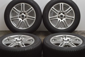 中古タイヤホイール 4本セット 17インチ 7J +38 PCD 114.3 225/60R17 103V YFC 製ホイール【 ヨコハマ 製 タイヤ付き】