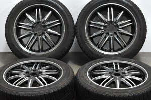 中古 スタッドレス タイヤ ホイール 4本セット 17インチ 7J +53 PCD 114.3205/55R17 91Q Gコーポレーション 製ホイール【 ヨコハマ 製 ス