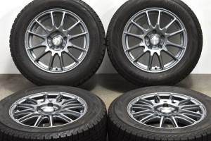 中古 スタッドレス タイヤ ホイール 4本セット 16インチ 6.5J +53 PCD 114.3215/60R16 95Q YFC 製ホイール【 ヨコハマ 製 スタッドレスタ