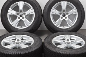 中古 スタッドレス タイヤ ホイール 4本セット 16インチ 6.5J +33 PCD 114.3215/65R16 102T トヨタ 純正 ホイール【 コンチネンタル 製 