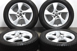 中古 スタッドレス タイヤ ホイール 4本セット 17インチ 6.5J +45 PCD 114.3215/60R17 76S トヨタ 純正 ホイール【 ワンリ 製 スタッドレ