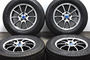 中古 スタッドレス タイヤ ホイール 4本セット 16インチ 6.5J +38 PCD 114.3215/70R16 100Q レアマイスター 製ホイール【 ヨコハマ 製 ス