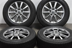 中古 スタッドレス タイヤ ホイール 4本セット 15インチ 6J +43 PCD 114.3195/65R15 91Q YFC 製ホイール【 ヨコハマ 製 スタッドレスタイ