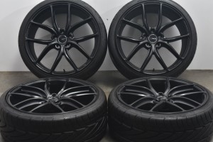 中古タイヤホイール 4本セット 20インチ 8.5J +45 PCD 114.3 245/30R20 90W RAYS 製ホイール【 ニットー 製 タイヤ付き】