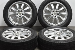 中古 スタッドレス タイヤ ホイール 4本セット 17インチ 7J +40 PCD 114.3215/55R17 94Q Weds 製ホイール【 ブリヂストン 製 スタッドレ