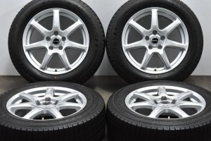 中古 スタッドレス タイヤ ホイール 4本セット 17インチ 7J +47 PCD 114.3215/60R17 96Q ダンロップ 製ホイール【 ダンロップ 製 スタッ