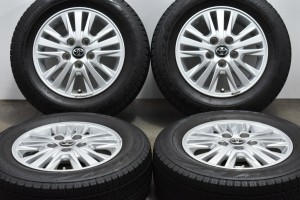 中古 スタッドレス タイヤ ホイール 4本セット 15インチ 6J +50 PCD 114.3195/65R15 91Q トヨタ 純正 ホイール【 ブリヂストン 製 スタッ