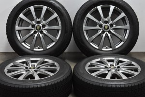 中古 スタッドレス タイヤ ホイール 4本セット 15インチ 6J +45 PCD 100185/60R15 84Q マナレイスポーツ 製ホイール【 ブリヂストン 製 