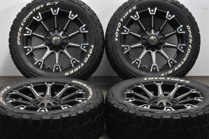 中古タイヤホイール 4本セット 20インチ 8J +35 PCD 139.7 LT275/55R20 115/112Q マーテルギア 製ホイール【 トーヨー 製 タイヤ付き】