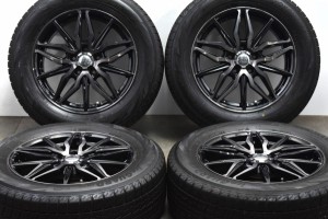 中古 スタッドレス タイヤ ホイール 4本セット 17インチ 7J +38 PCD 114.3225/60R17 99Q トピー 製ホイール【 ヨコハマ 製 スタッドレス