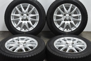 中古 スタッドレス タイヤ ホイール 4本セット 14インチ 5.5J +42 PCD 100175/65R14 82Q 阿部商会 製ホイール【 ヨコハマ 製 スタッドレ