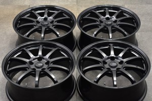 中古ホイール 4本セット 18インチ 7.5J +38 PCD 114.3 ホットスタッフ 製ホイール