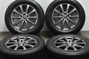 中古 スタッドレス タイヤ ホイール 4本セット 17インチ 7J +50 PCD 114.3225/65R17 102Q マルカサービス 製ホイール【 ブリヂストン 製 