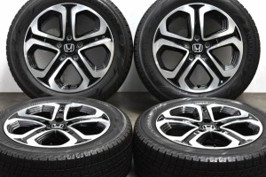 中古 スタッドレス タイヤ ホイール 4本セット 17インチ 7J +55 PCD 114.3215/55R17 94Q ホンダ 純正 ホイール【 ヨコハマ 製 スタッドレ