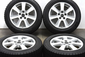 中古 スタッドレス タイヤ ホイール 4本セット 16インチ 7J +50 PCD 112205/55R16 91Q ボルベット 製ホイール【 ブリヂストン 製 スタッ