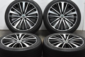 中古タイヤホイール 4本セット 19インチ 8J +38 PCD 114.3 245/40R19 98W BADX 製ホイール【 ヨコハマ 製 タイヤ付き】