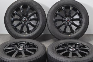 中古 スタッドレス タイヤ ホイール 4本セット 16インチ 6.5J +40 PCD 114.3205/60R16 92Q ウェッズ 製ホイール【 ブリヂストン 製 スタ