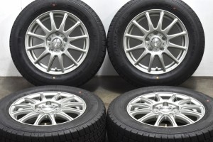 中古 スタッドレス タイヤ ホイール 4本セット 15インチ 6J +53 PCD 114.3195/65R15 91Q Weds 製ホイール【 グッドイヤー 製 スタッドレ