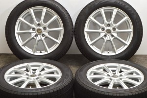 中古 スタッドレス タイヤ ホイール 4本セット 17インチ 7J +45 PCD 114.3215/55R17 94Q ブリヂストン 製ホイール【 ブリヂストン 製 ス