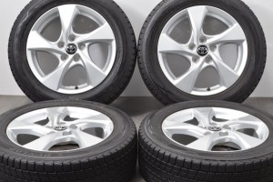 中古 スタッドレス タイヤ ホイール 4本セット 17インチ 6.5J +45 PCD 114.3215/60R17 96Q トヨタ 純正 ホイール【 ダンロップ 製 スタッ