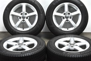 中古 スタッドレス タイヤ ホイール 4本セット 16インチ 6.5J +43 PCD 112215/60R16 99H アウディ 純正 ホイール【 ミシュラン 製 スタッ