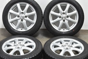 中古 スタッドレス タイヤ ホイール 4本セット 14インチ 4.5J +45 PCD 100155/65R14 75Q ダンロップ 製ホイール【 ダンロップ 製 スタッ