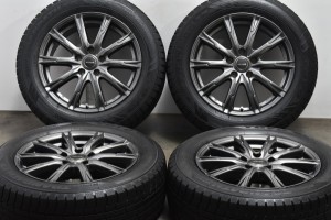 中古 スタッドレス タイヤ ホイール 4本セット 17インチ 7J +48 PCD 114.3215/60R17 96Q AZANE E-10 【 トーヨー 製 スタッドレスタイヤ