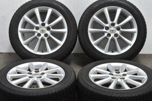 中古 スタッドレス タイヤ ホイール 4本セット 17インチ 7J +50 PCD 114.3215/55R17 94Q トヨタ 純正 ホイール【 ヨコハマ 製 スタッドレ