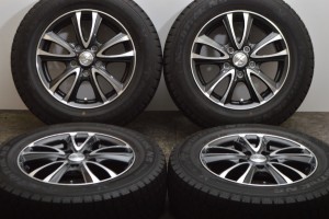 中古 スタッドレス タイヤ ホイール 4本セット 15インチ 6J +53 PCD 114.3195/65R15 91Q トピー 製ホイール【 オートバックス 製 スタッ