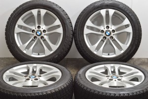 中古 スタッドレス タイヤ ホイール 4本セット 18インチ 8J +46 PCD 120225/55R18 98Q 245/50R18 100Q BMW 純正 ホイール【 ブリヂストン