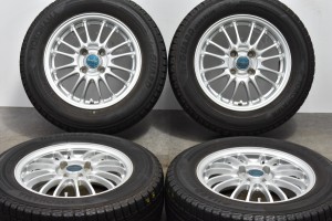 中古 スタッドレス タイヤ ホイール 4本セット 14インチ 5.5J +38 PCD 114.3175/70R14 84Q マナレイスポーツ 製ホイール【 ヨコハマ 製 